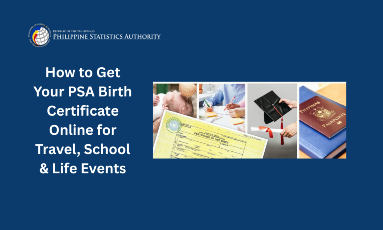 How to Get Your PSA Birth Certificate Online
