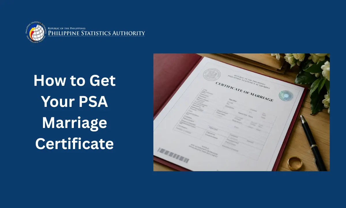 How to Get Your PSA Marriage Certificate