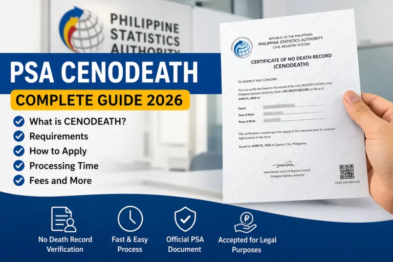 PSA CENODEATH