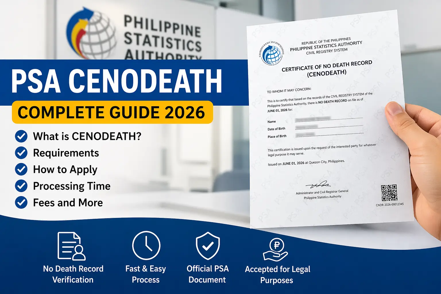 PSA CENODEATH