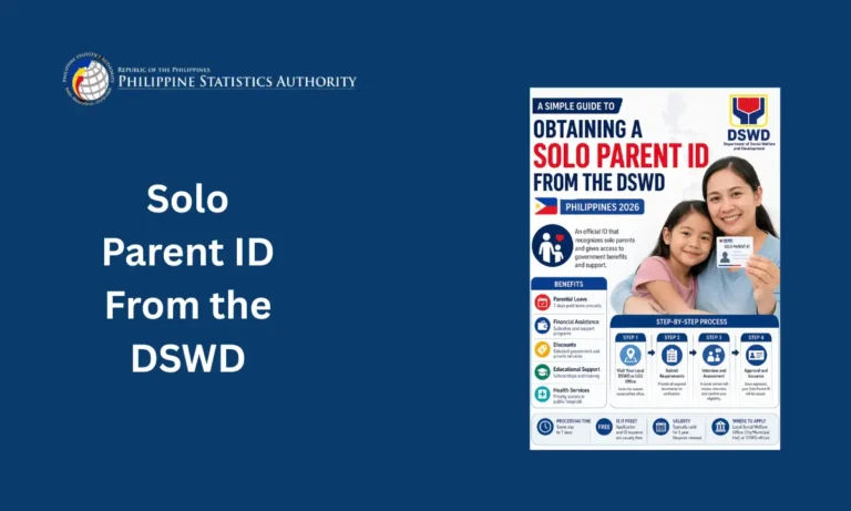 Solo Parent ID From the DSWD