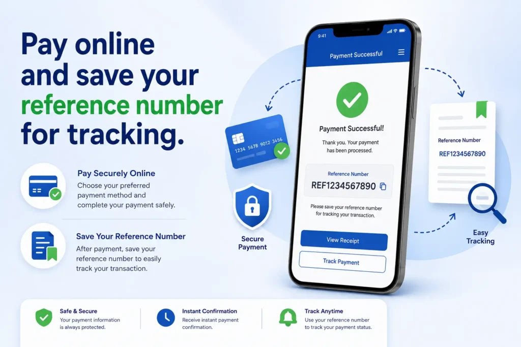 Pay online and save