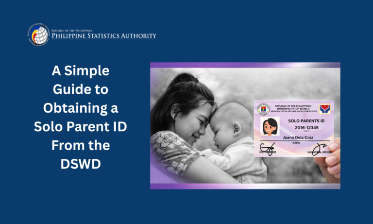 Solo Parent ID From the DSWD
