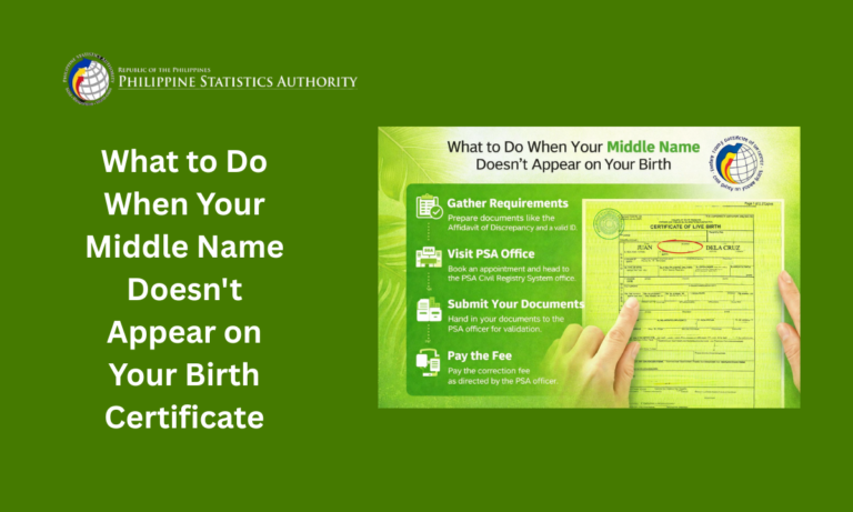What to Do When Your Middle Name Doesn't Appear on Your Birth Certificate