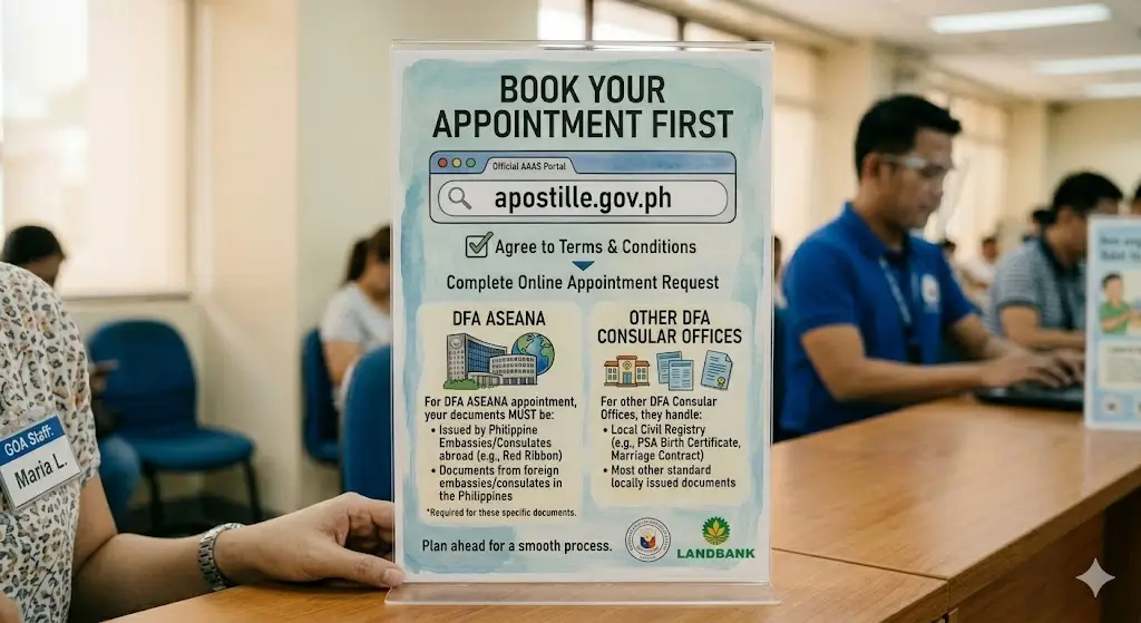 Book your appointment first