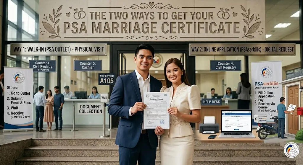 The Two Ways to Get Your PSA Marriage Certificate