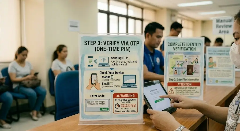 Verify via OTP