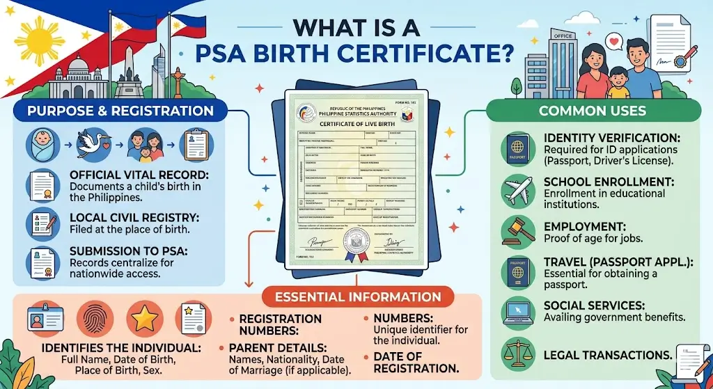 What Is a PSA Birth Certificate