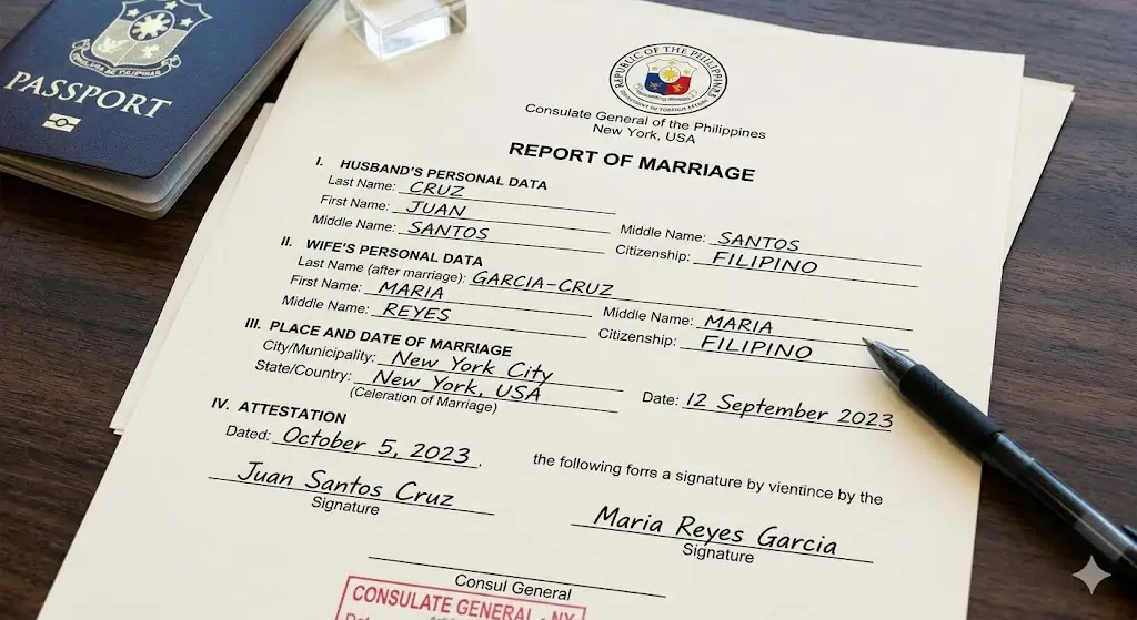 What Is a Report of Marriage