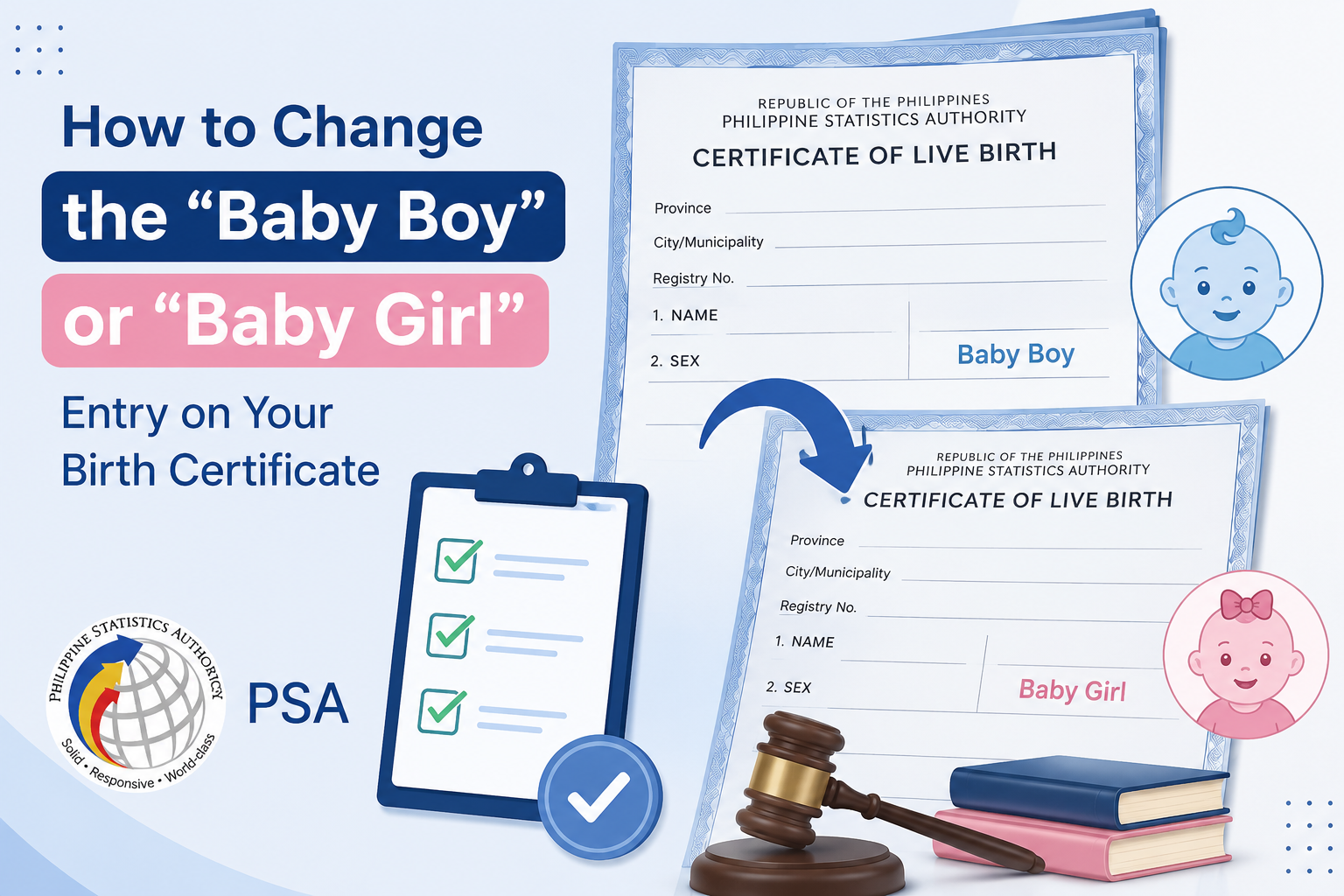 Baby Boy or Baby Girl Entry on Your Birth Certificate