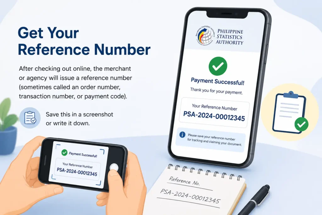 Get Your Reference Number