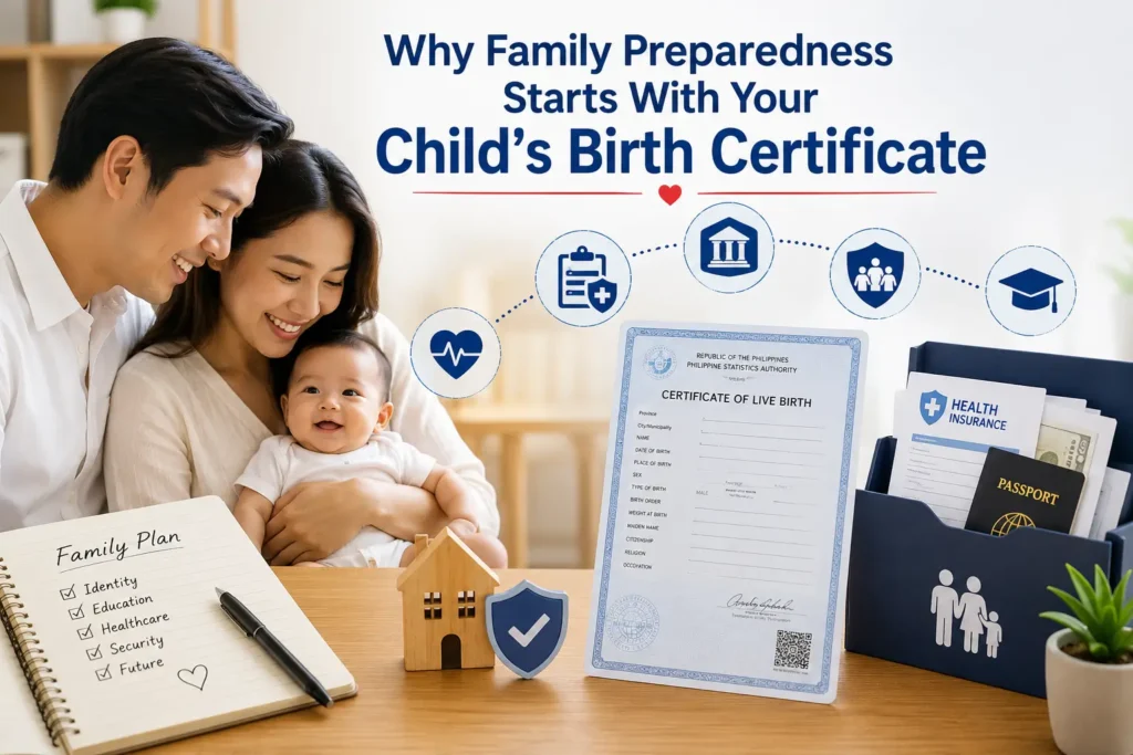Why Family Preparedness Starts With Your Child's Birth Certificate